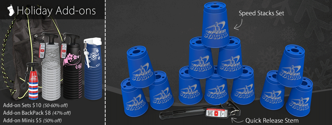 metallic blue speed stacks